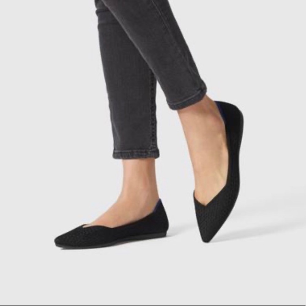 Rothy’s Black Pointed Toe Flat